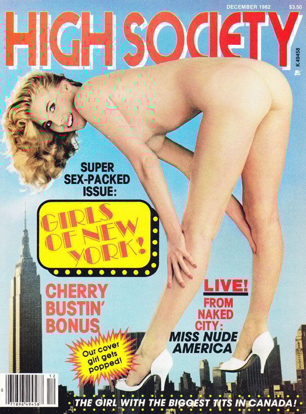 High Society Magazine December 1982 – Girls of New York, Classic Collectible