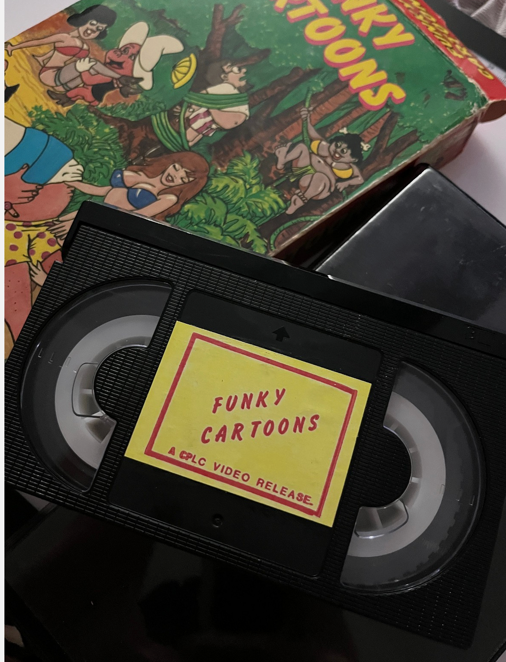 1984 Funky Cartoon Underground Video CPLC LA Beta Betamax VHS - RARE