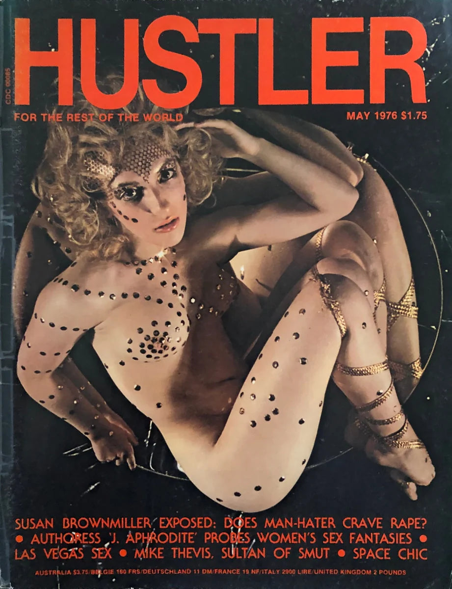 Hustler Magazine May 1976 Vintage Space Chic Feature & Women’s Fantasy Exposé