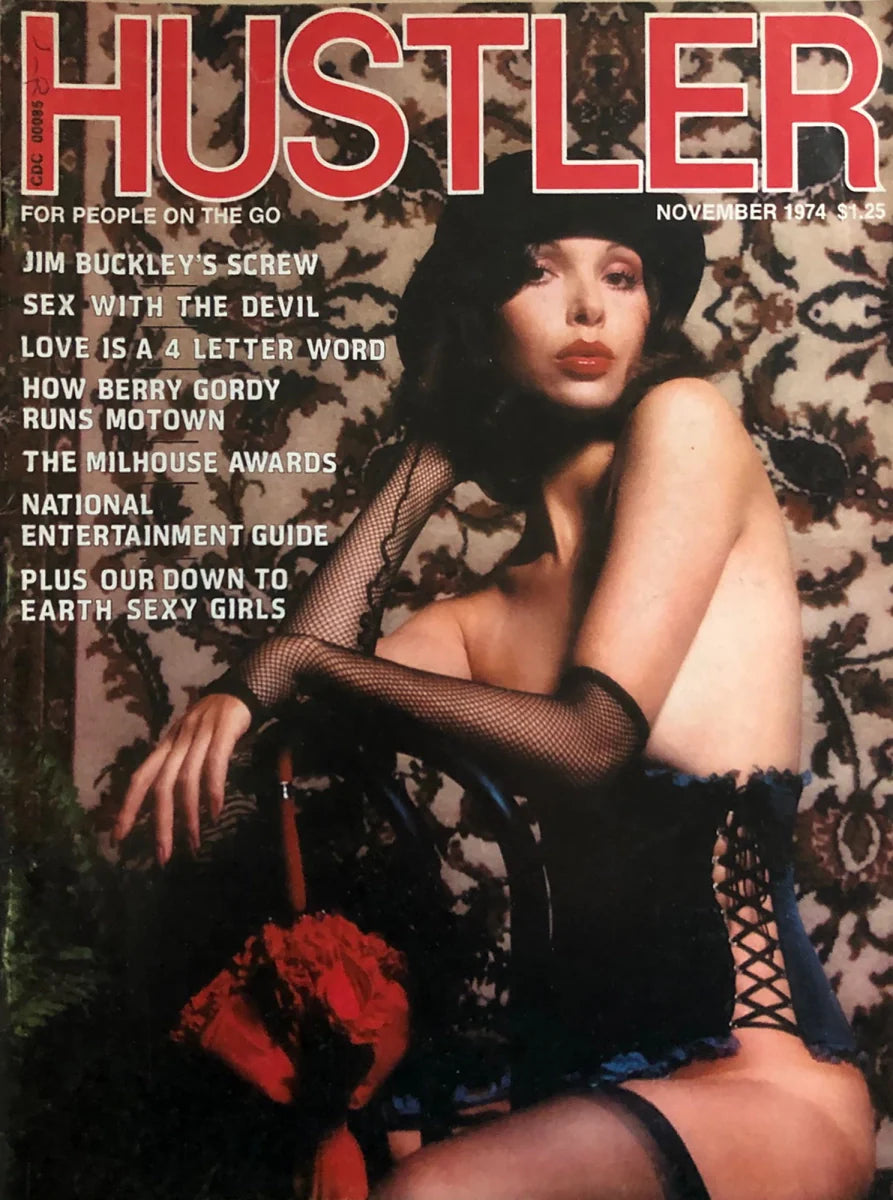 Hustler Magazine November 1974 Vintage Adult Magazine Motown & Music Special