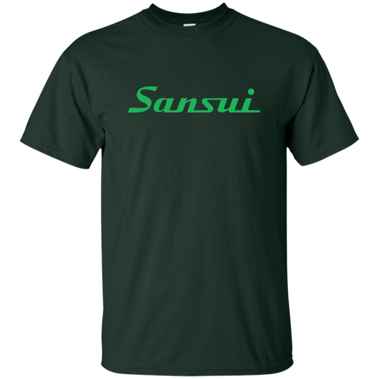 Sansui T-shirt Black Green Hi-fi