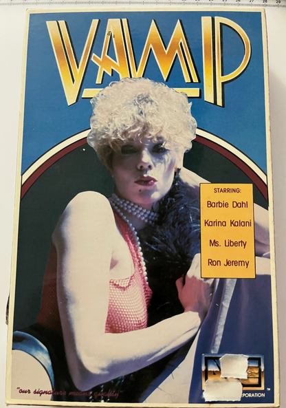 1986 Vamp Barbie Dahl Big Box Betamax Vhs - RARE