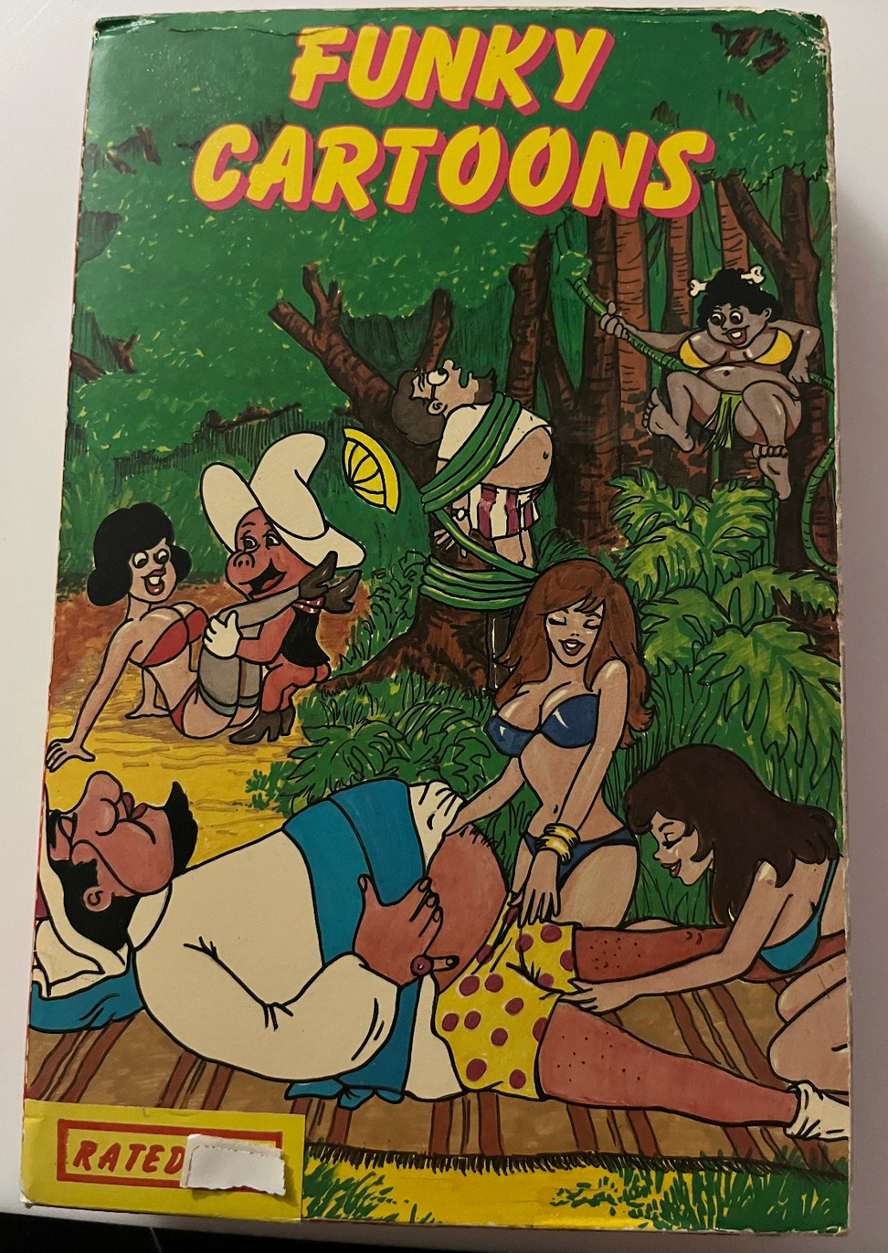 1984 Funky Cartoon Underground Video CPLC LA Beta Betamax VHS - RARE